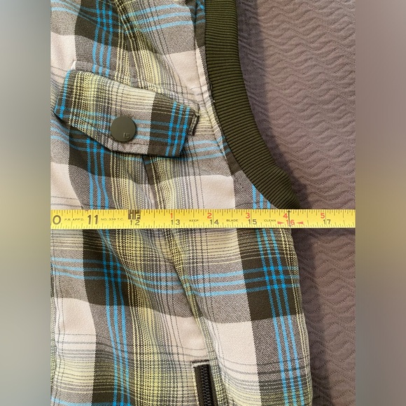 EUC Burton Dryride hoodie vest lined quilted snap collar zip pockets snowboard - Picture 10 of 15